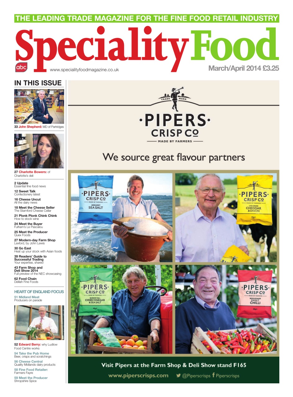 Speciality Food Preview Pages