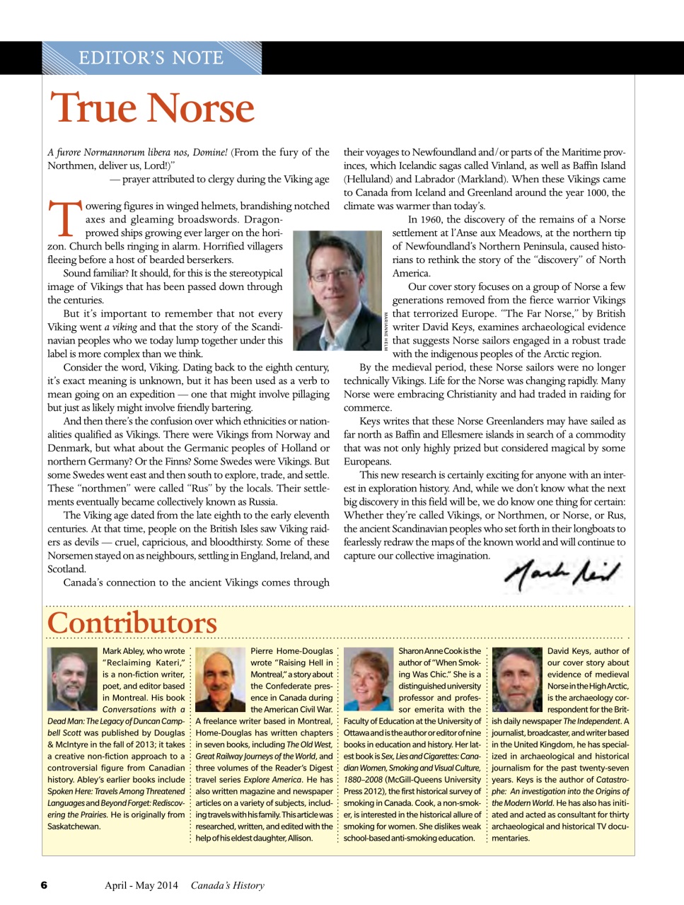 Canada's History Preview Pages