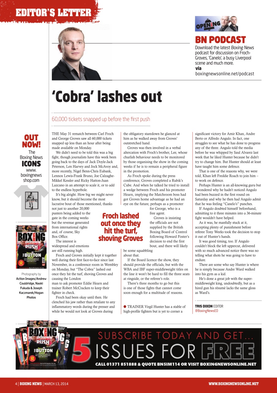 Boxing News Preview Pages