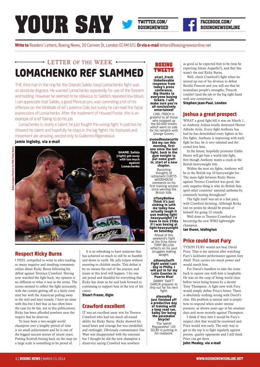 Boxing News Preview Pages