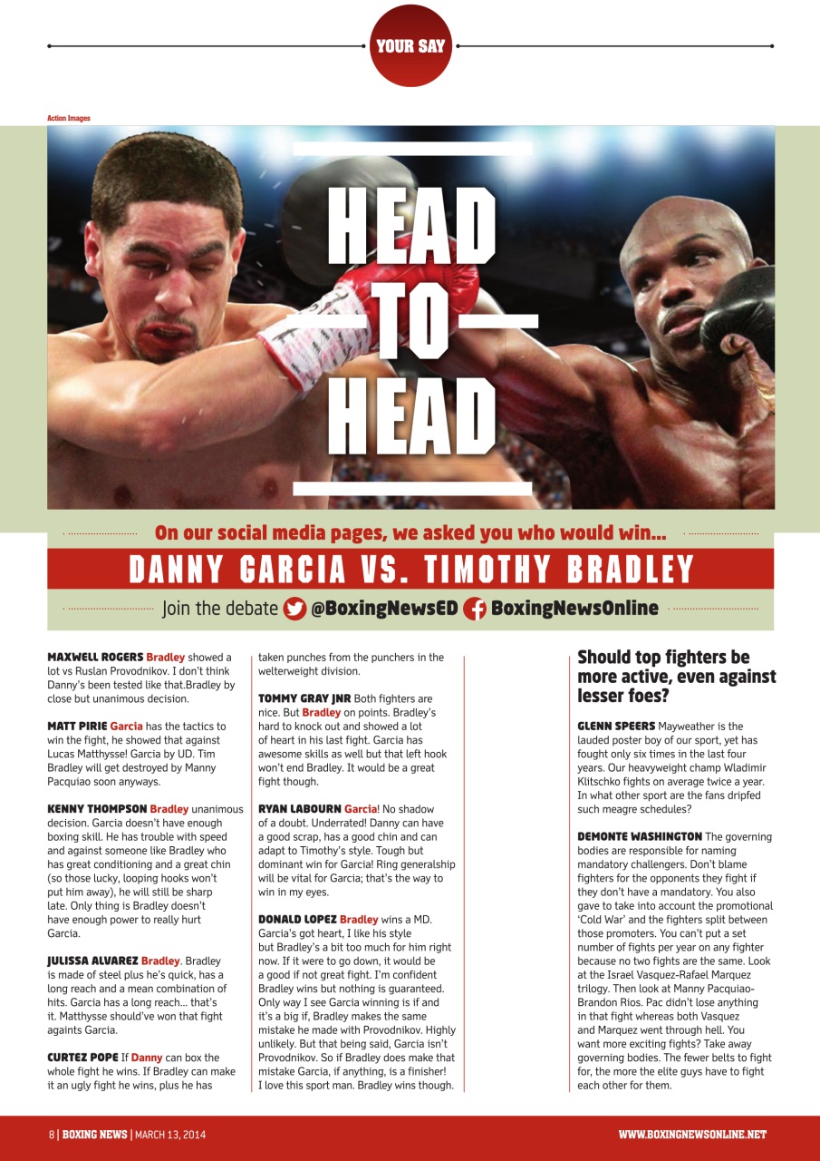 Boxing News Preview Pages
