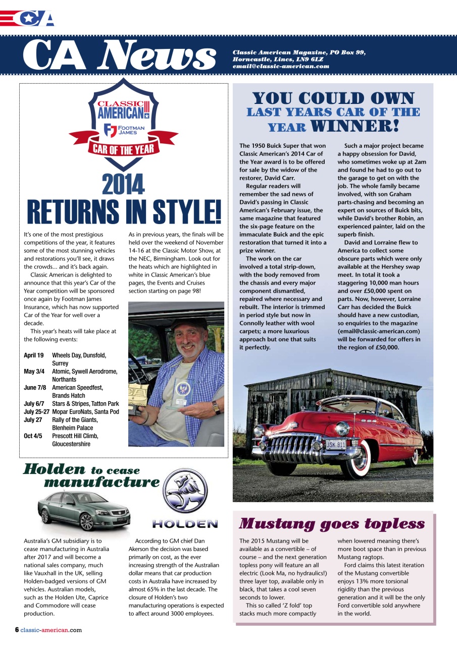 Classic American Magazine Preview Pages