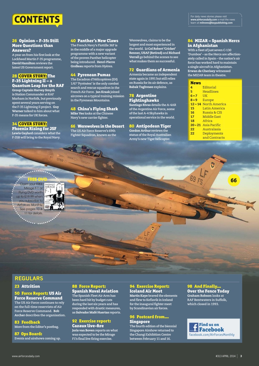AirForces Monthly Preview Pages
