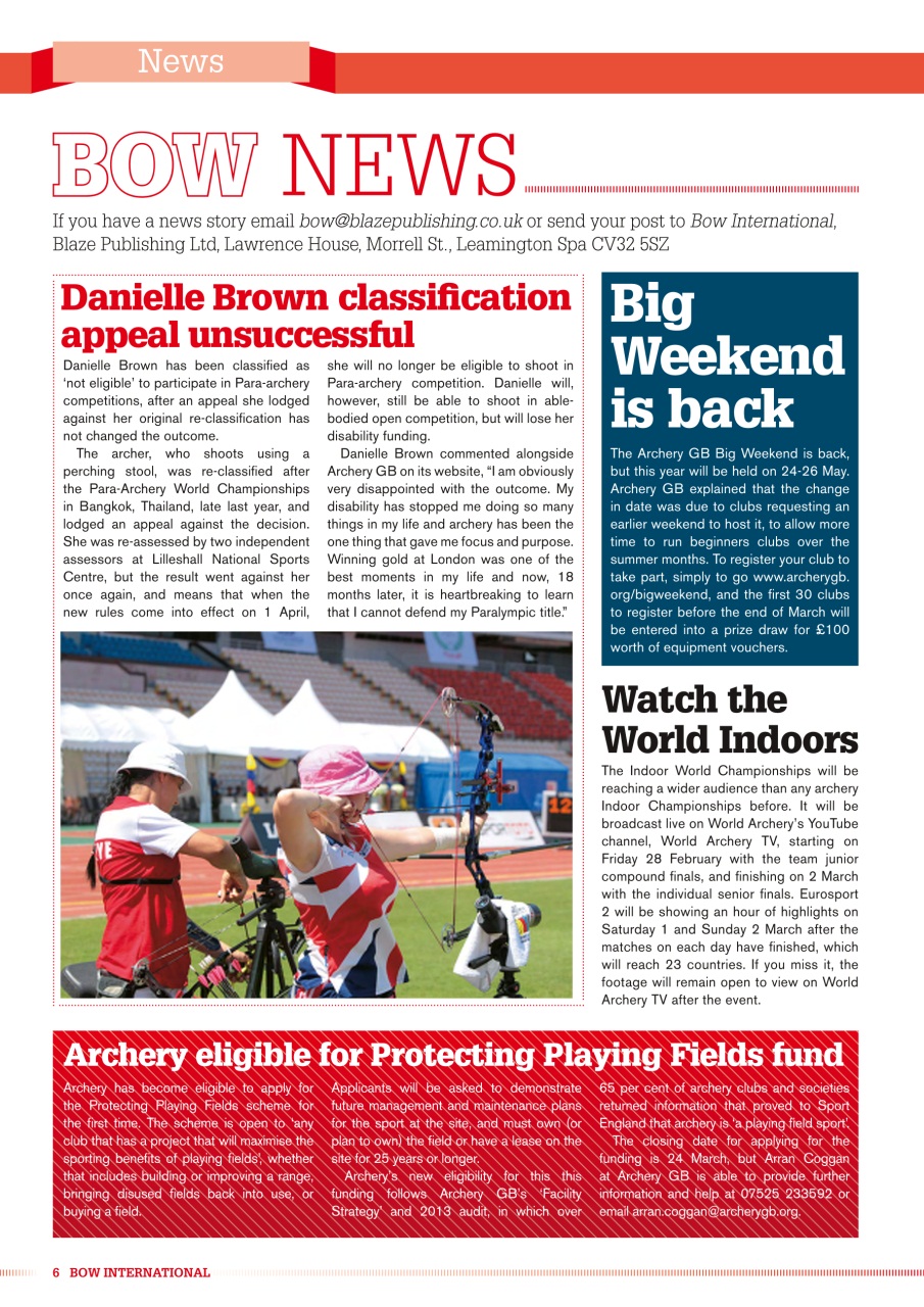 Bow International Preview Pages