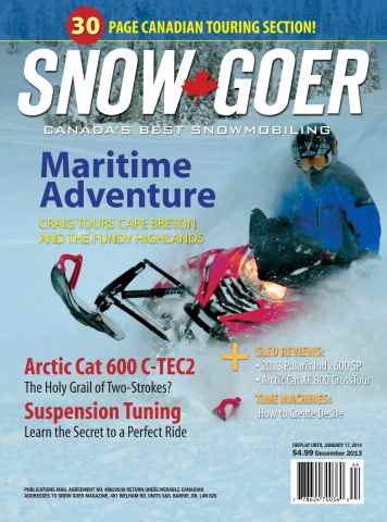 Snow Goer Canada issue December 2013