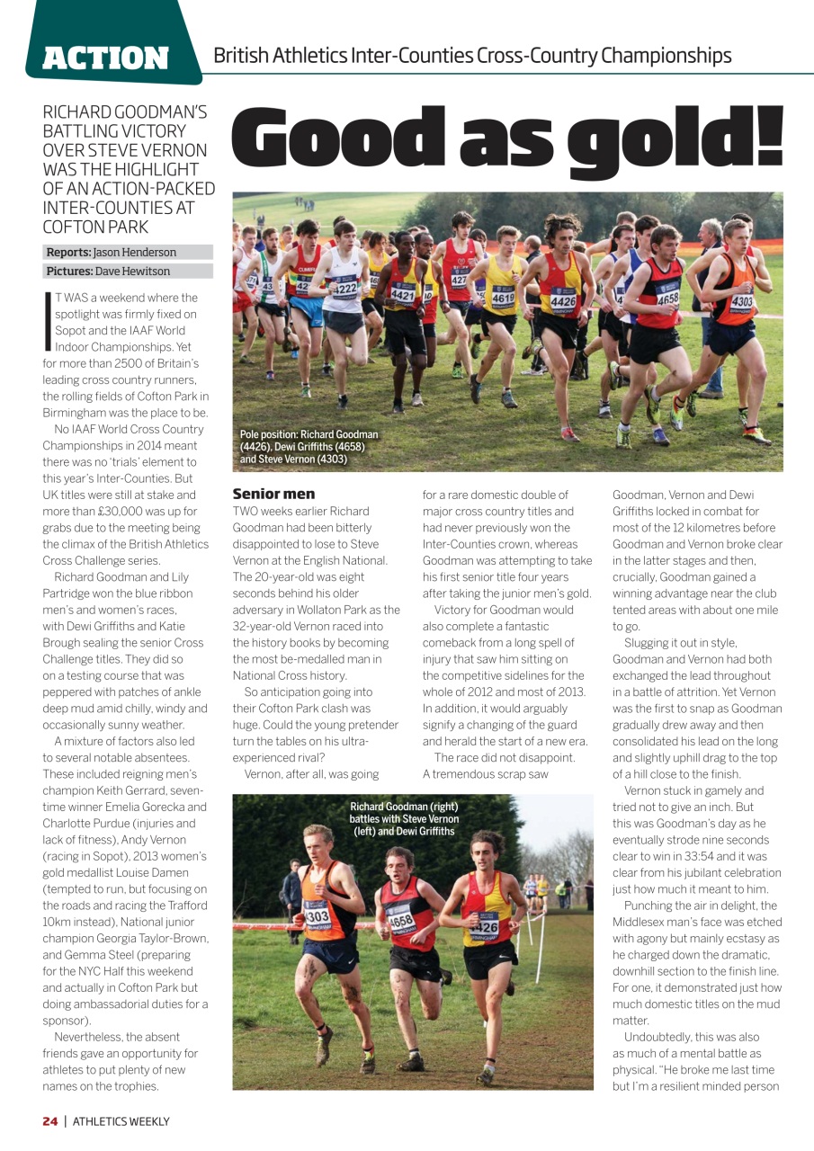 AW – Athletics Weekly Magazine Preview Pages