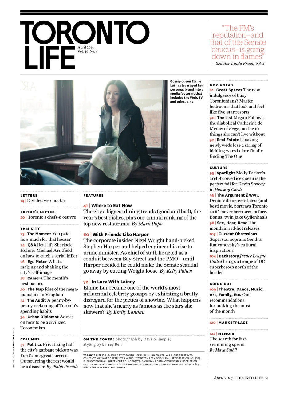 Toronto Life Preview Pages