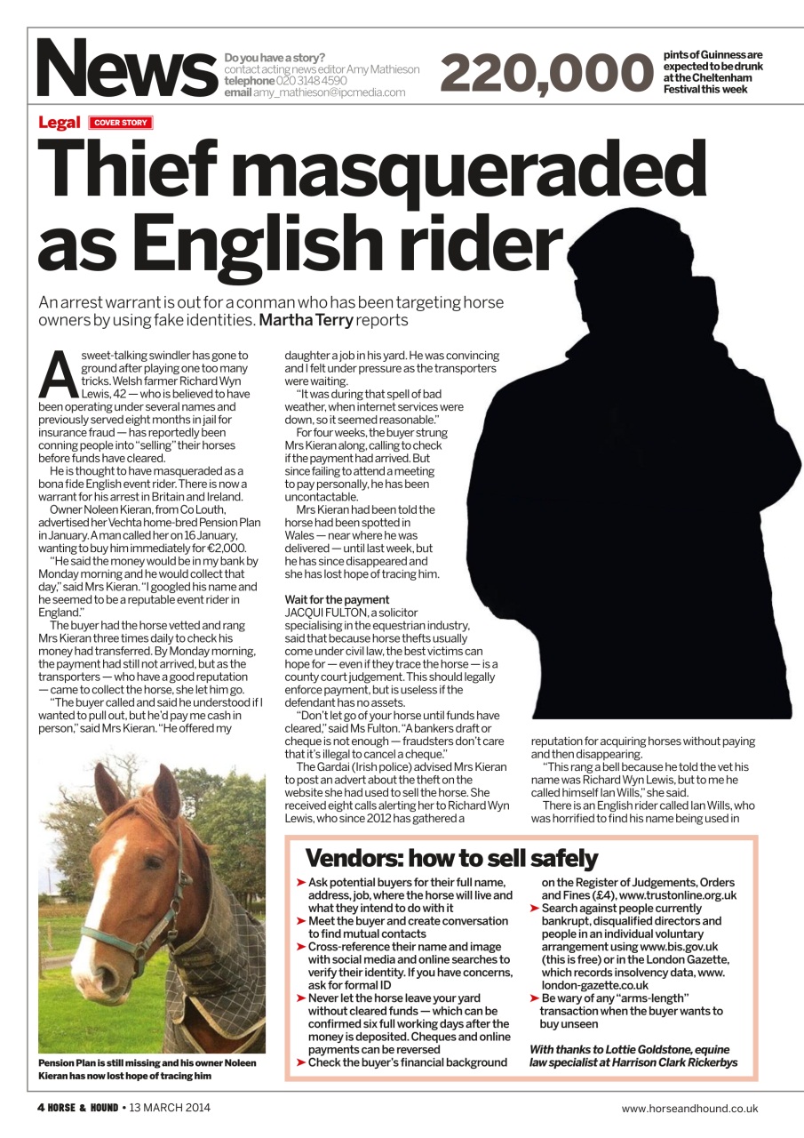 Horse & Hound Preview Pages
