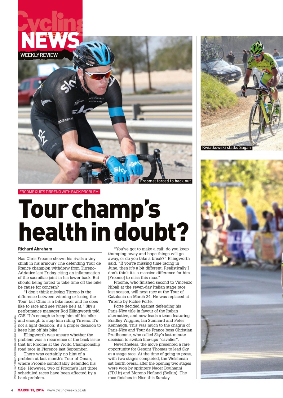 Cycling Weekly Preview Pages