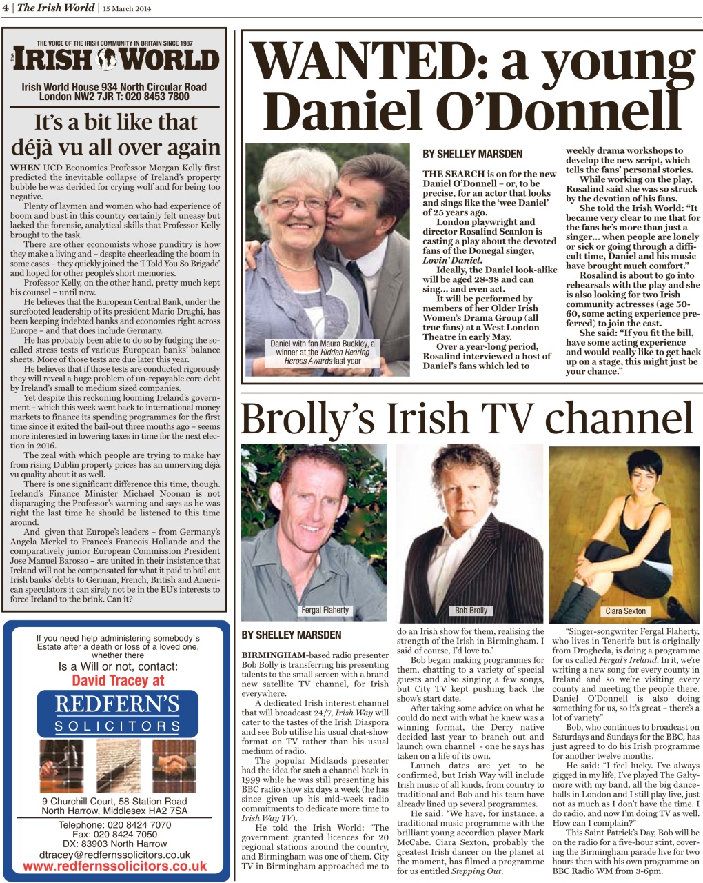 Irish World Preview Pages