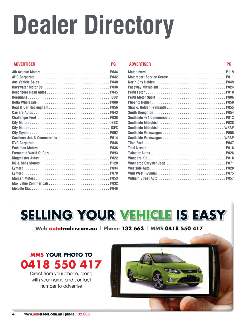 AutoTrader Preview Pages