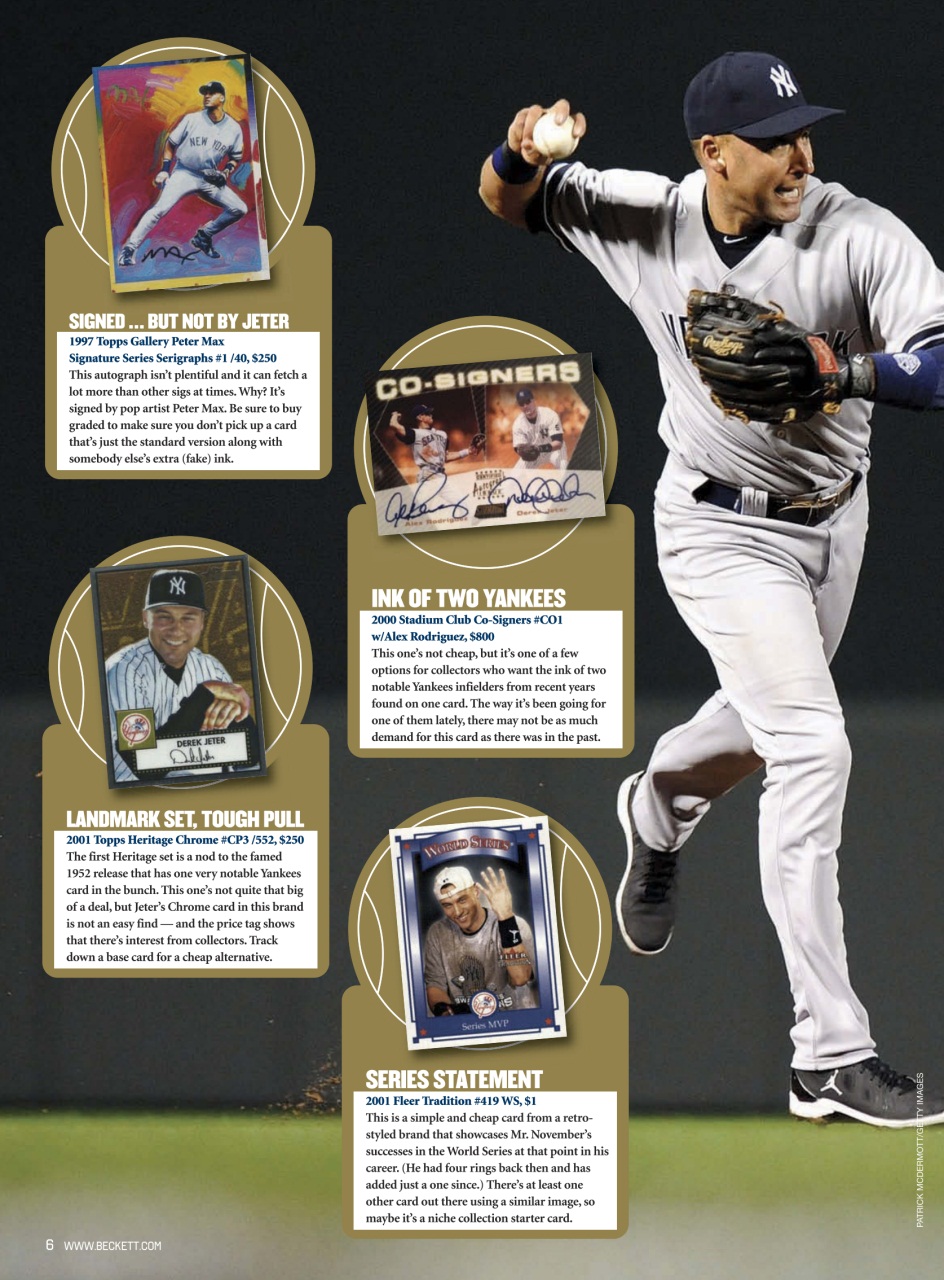 Beckett Baseball Magazine Preview Pages