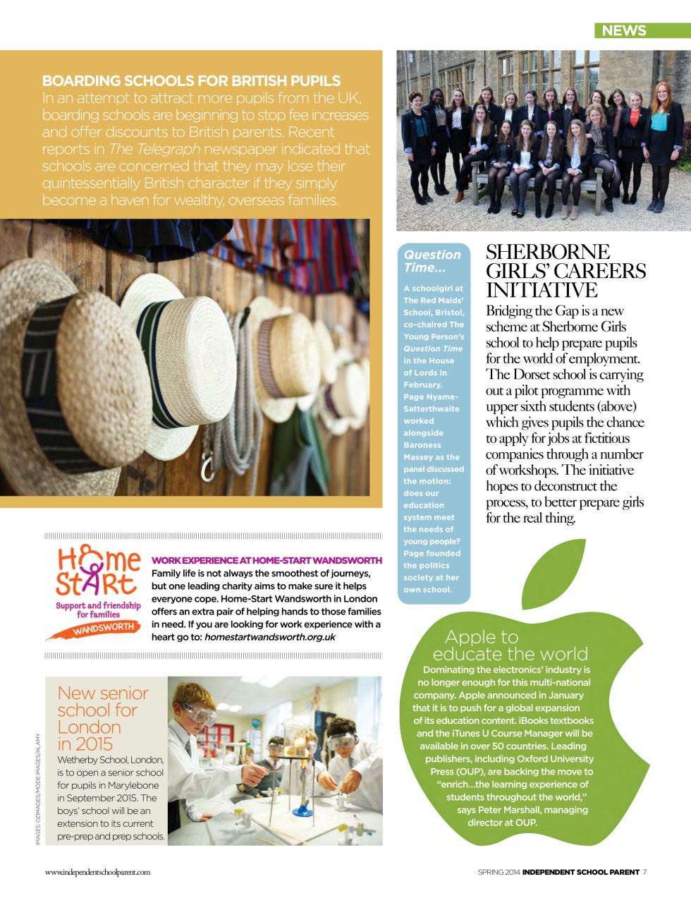 Independent School Parent Preview Pages