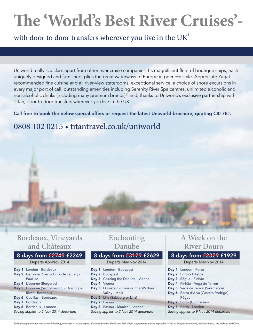 Cruise & Travel Preview Pages