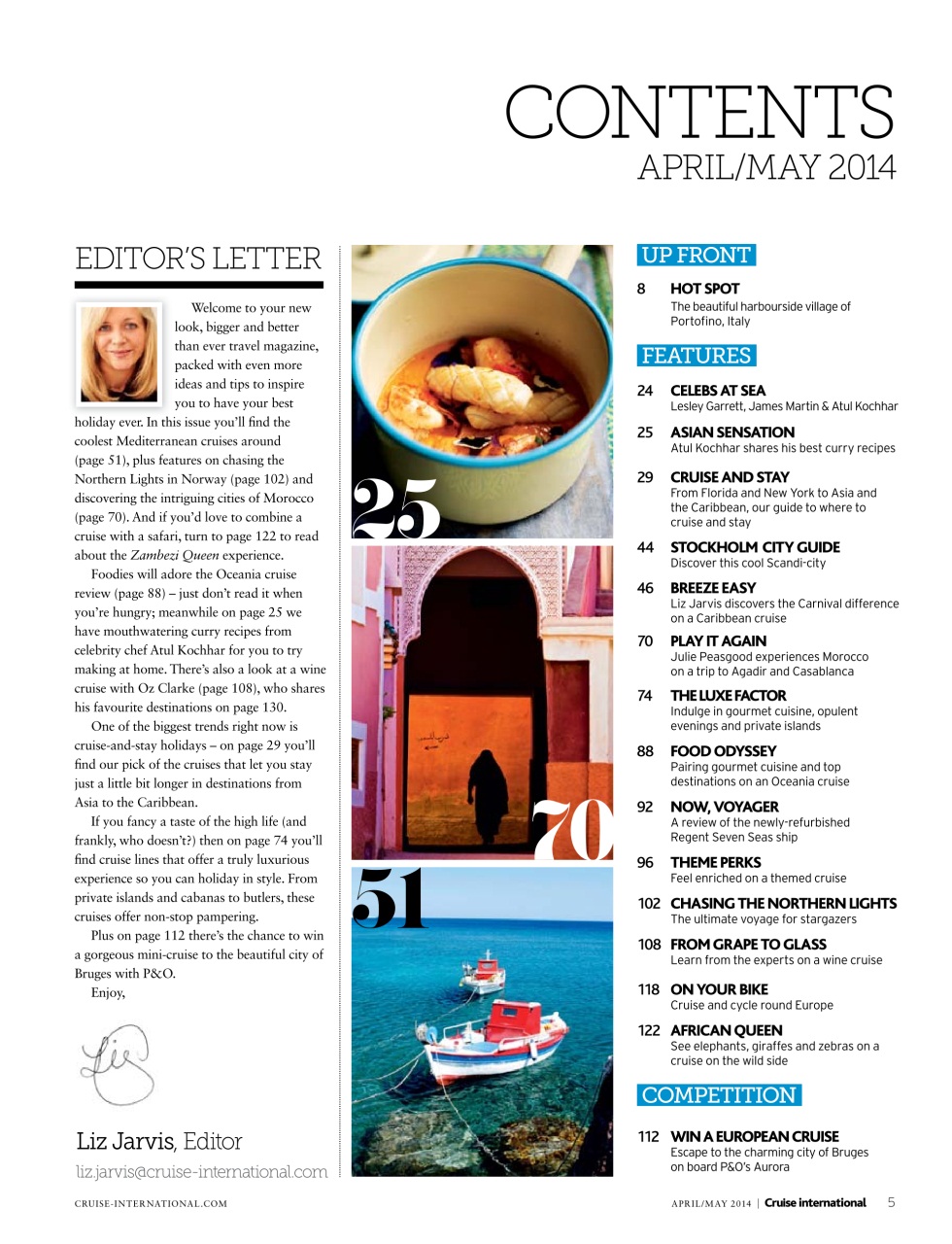 Cruise & Travel Preview Pages