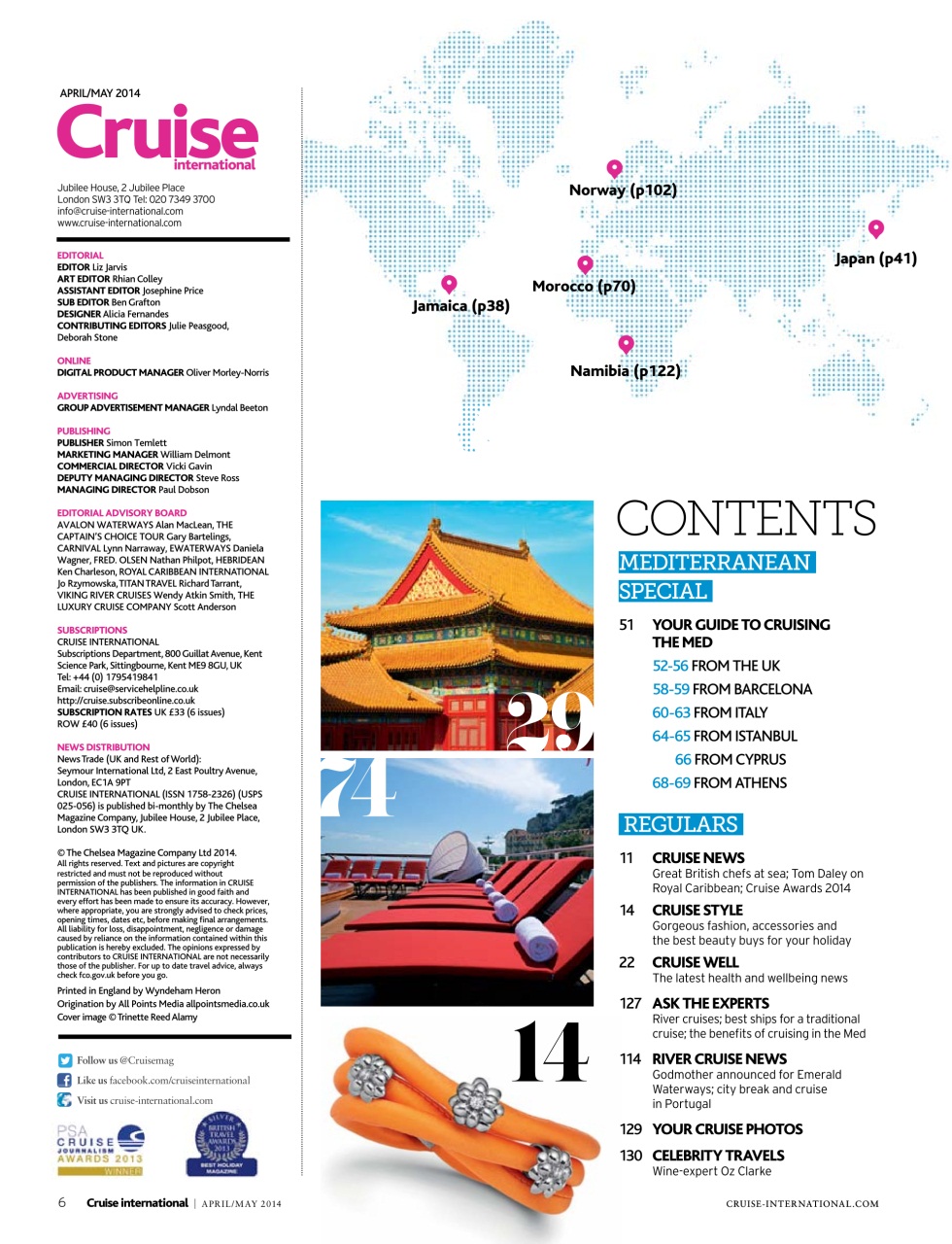Cruise & Travel Preview Pages