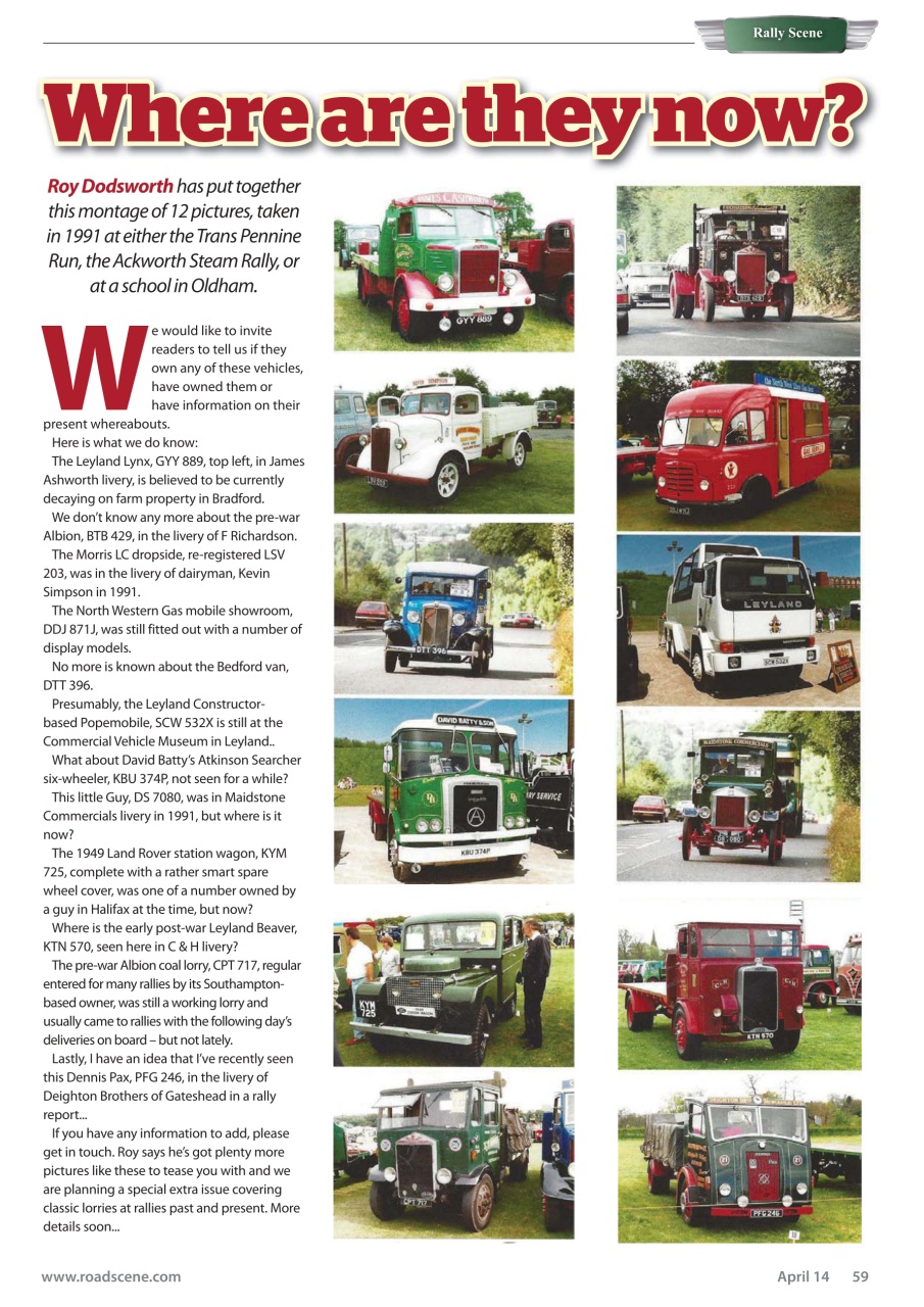 Vintage Roadscene Preview Pages
