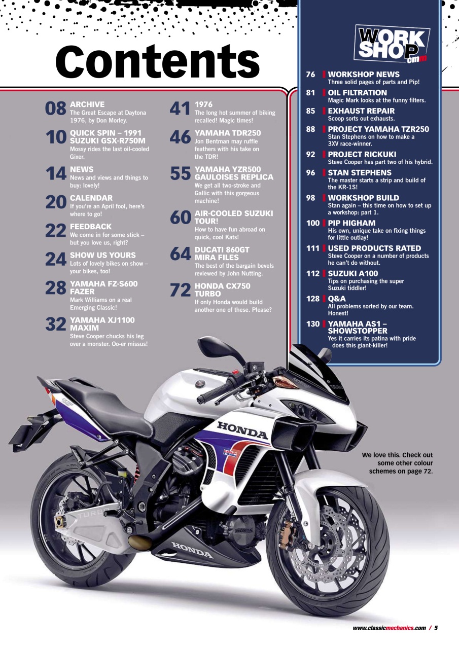 Classic Motorcycle Mechanics Preview Pages