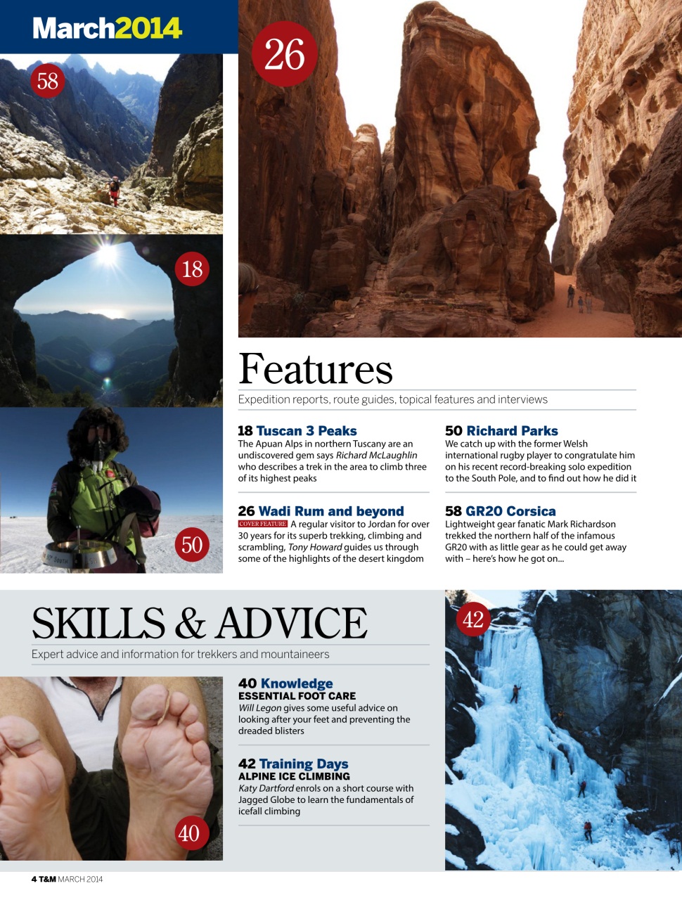 Trek & Mountain Magazine Preview Pages