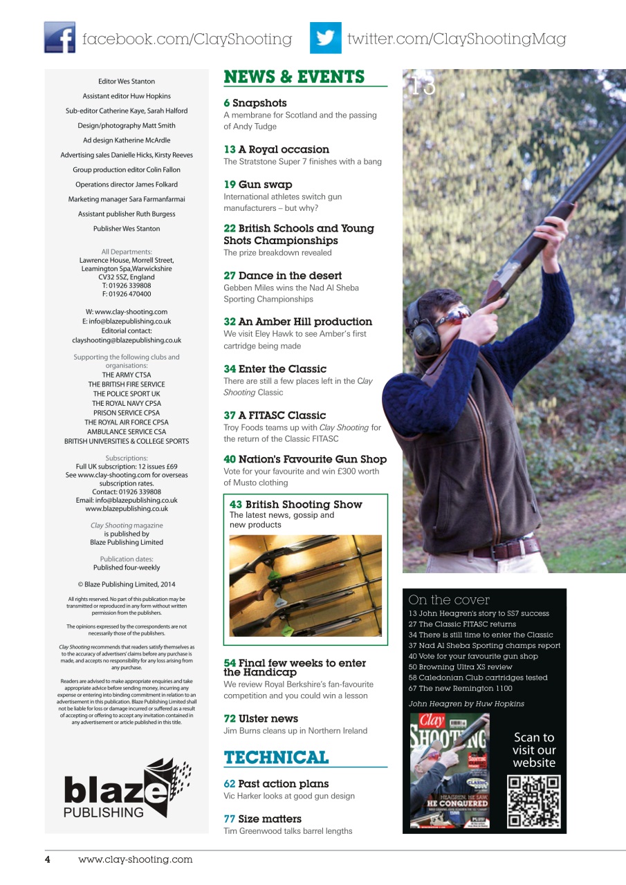 Clay Shooting Preview Pages