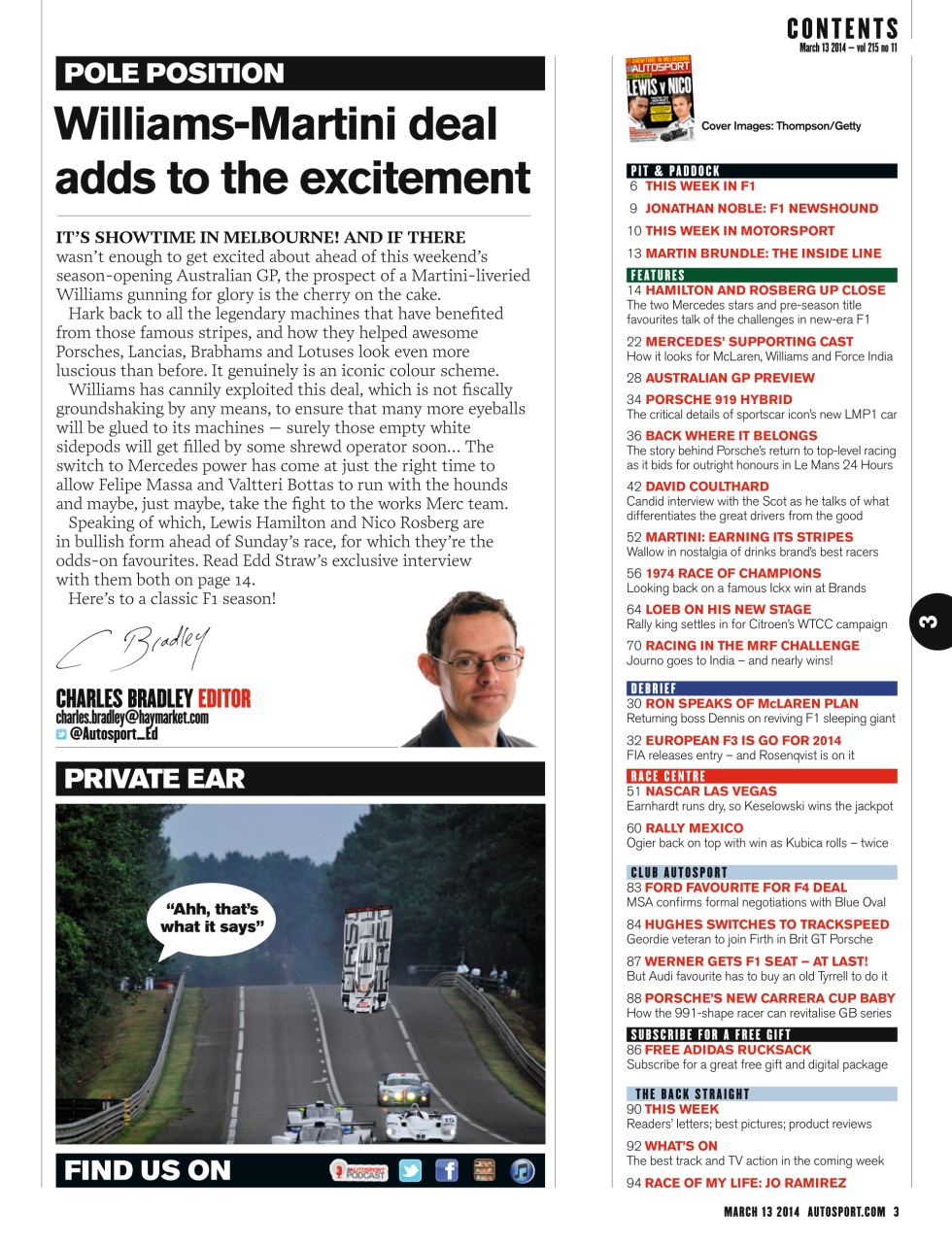 Autosport Preview Pages