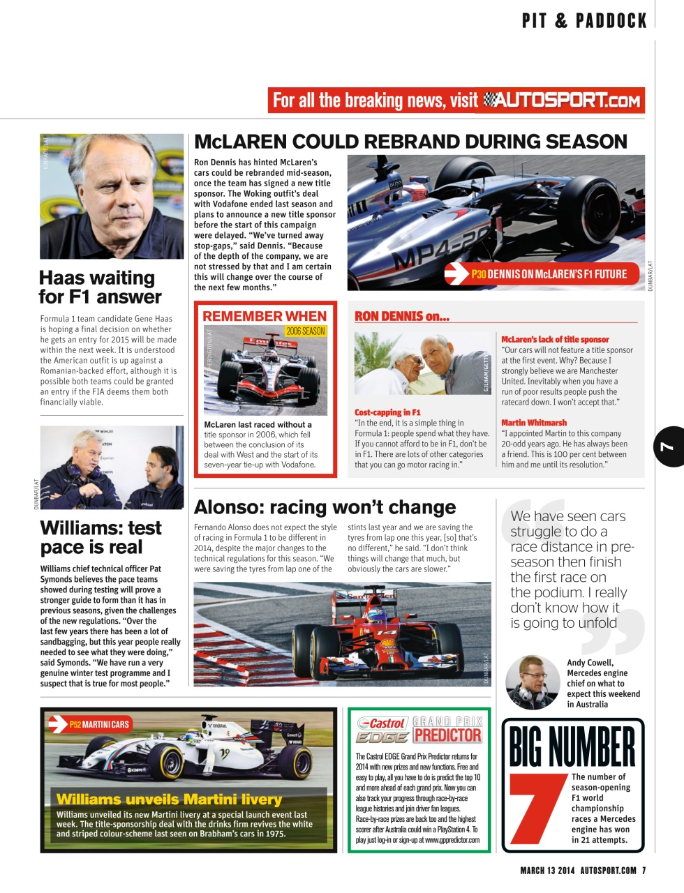 Autosport Preview Pages
