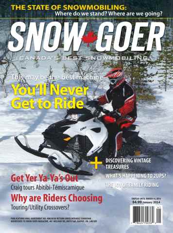 Snow Goer Canada issue January 2014