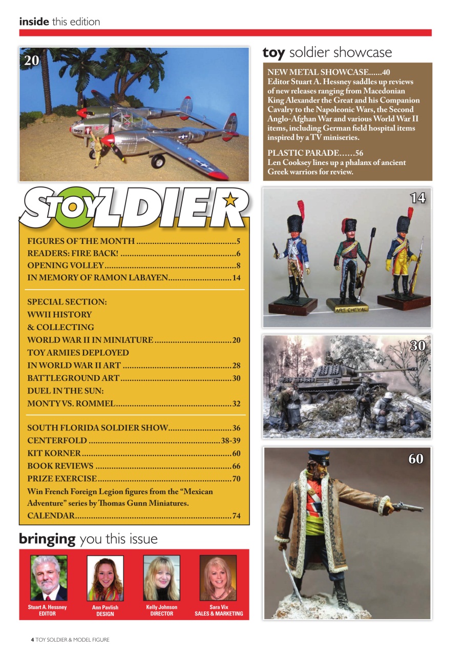 Toy Soldier & Model Figure Preview Pages