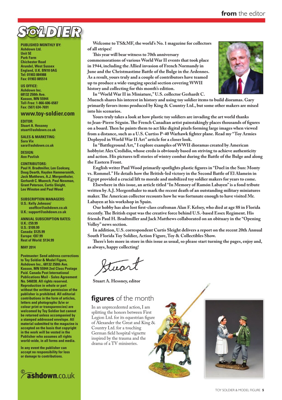 Toy Soldier & Model Figure Preview Pages