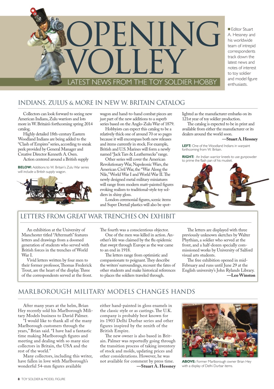 Toy Soldier & Model Figure Preview Pages