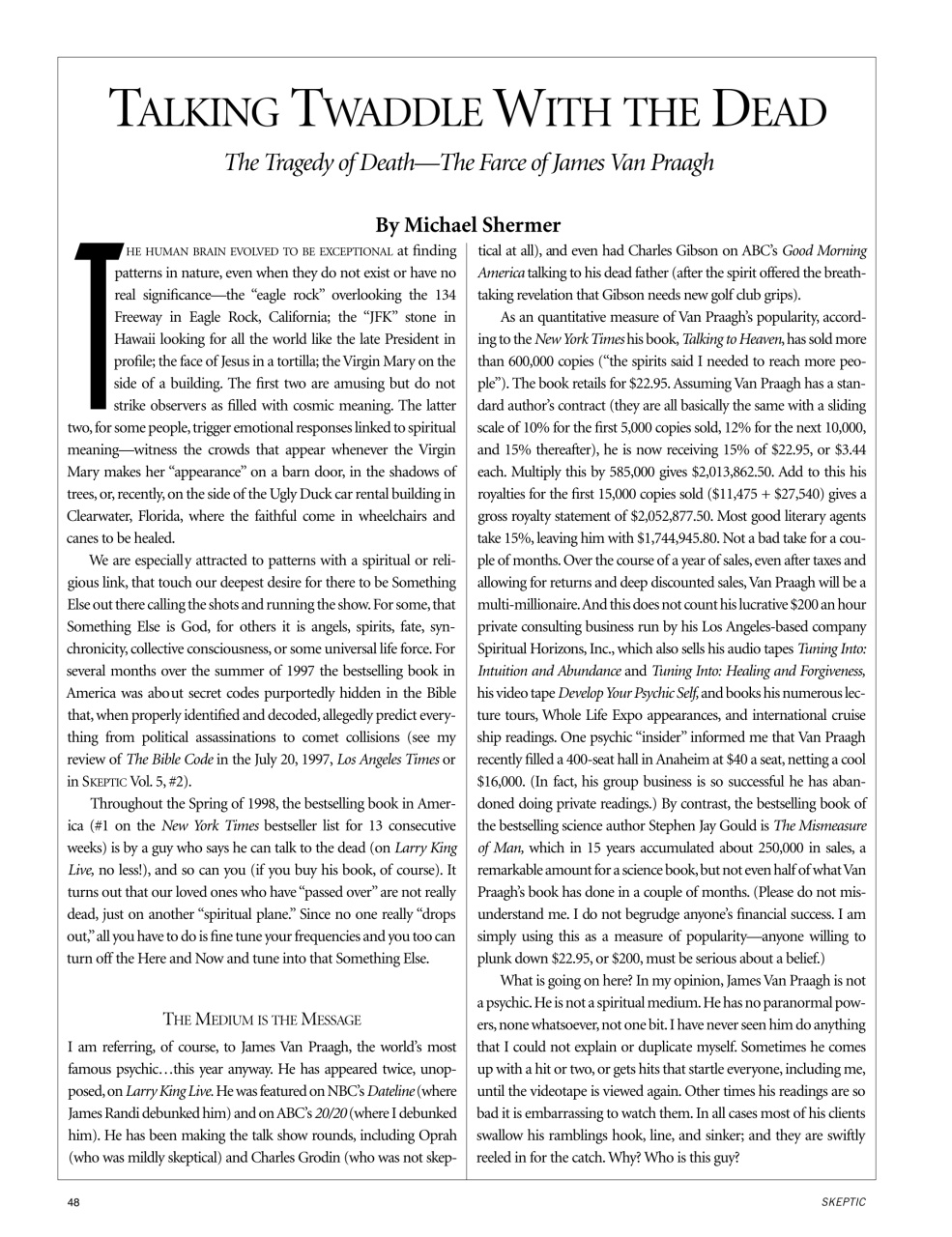 Skeptic Preview Pages