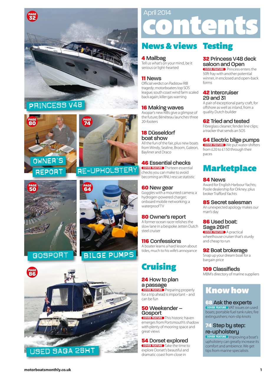 Motor Boats Monthly Preview Pages