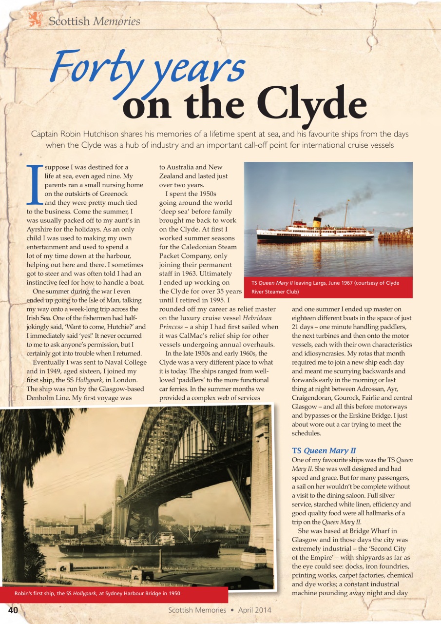 Scottish Memories Preview Pages