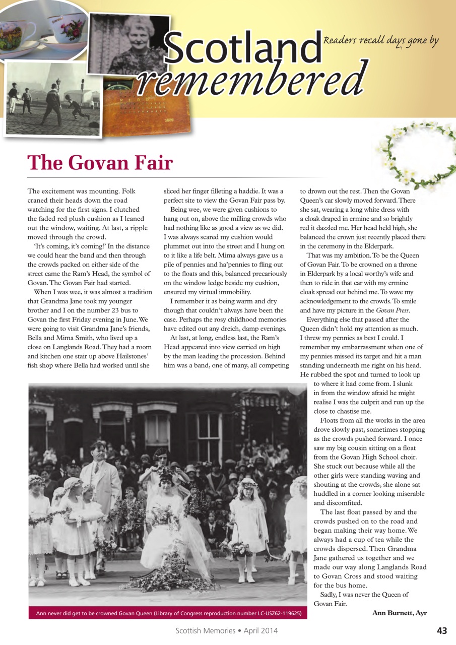 Scottish Memories Preview Pages