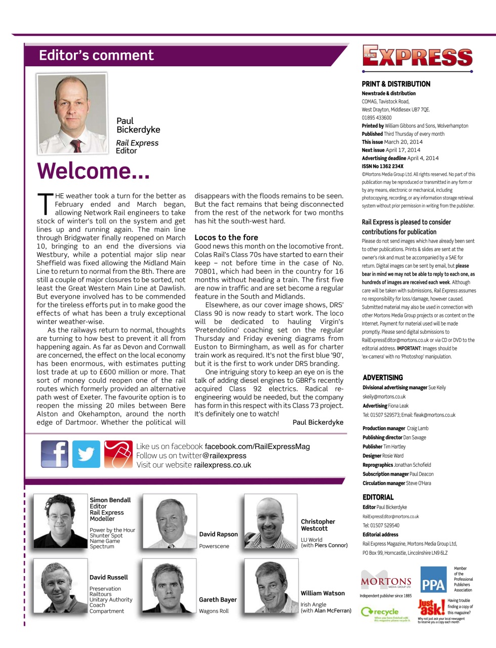 Rail Express Preview Pages