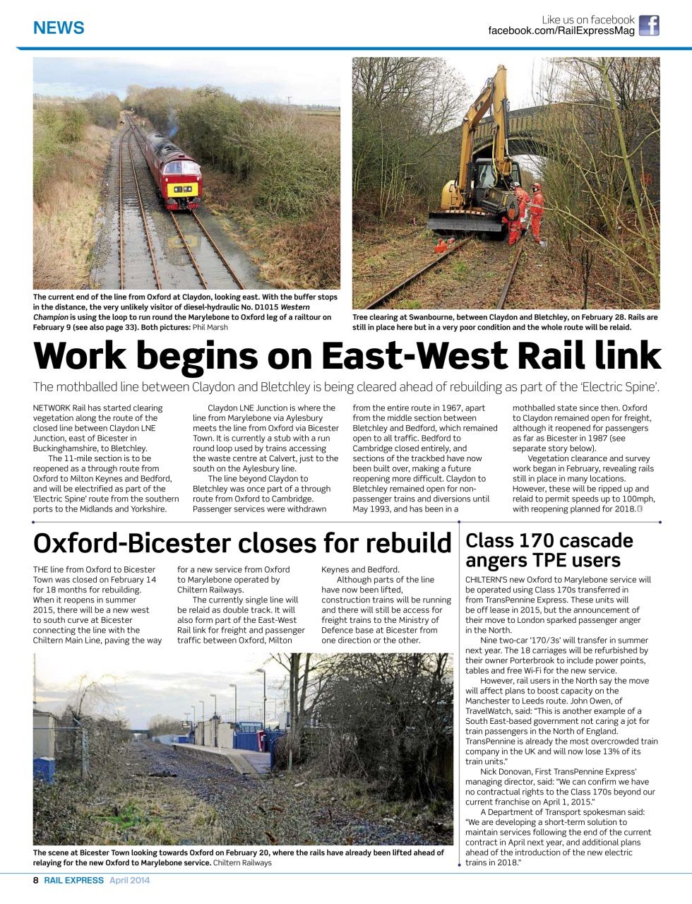 Rail Express Preview Pages
