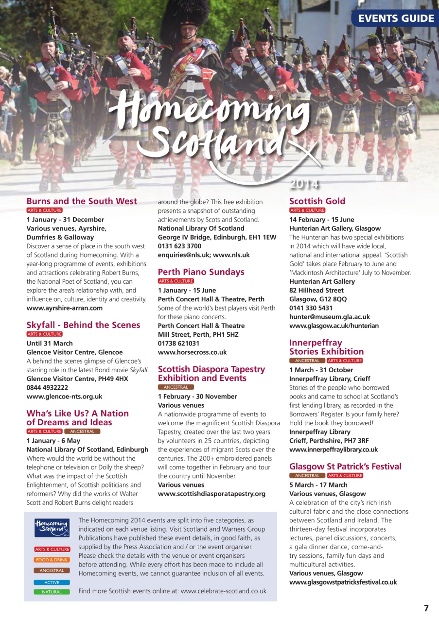 Scottish Memories Preview Pages