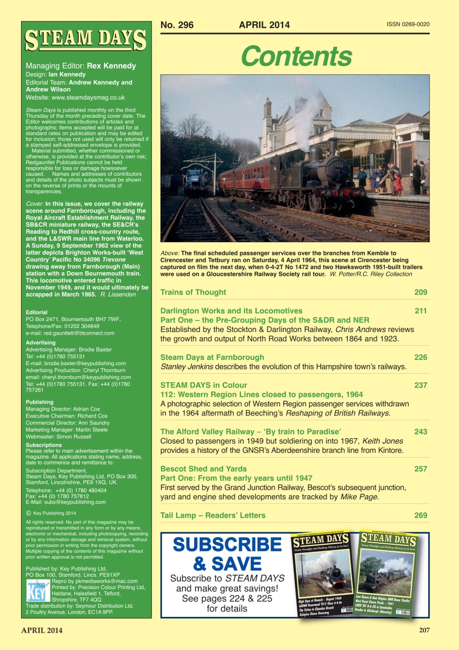 Steam Days Preview Pages