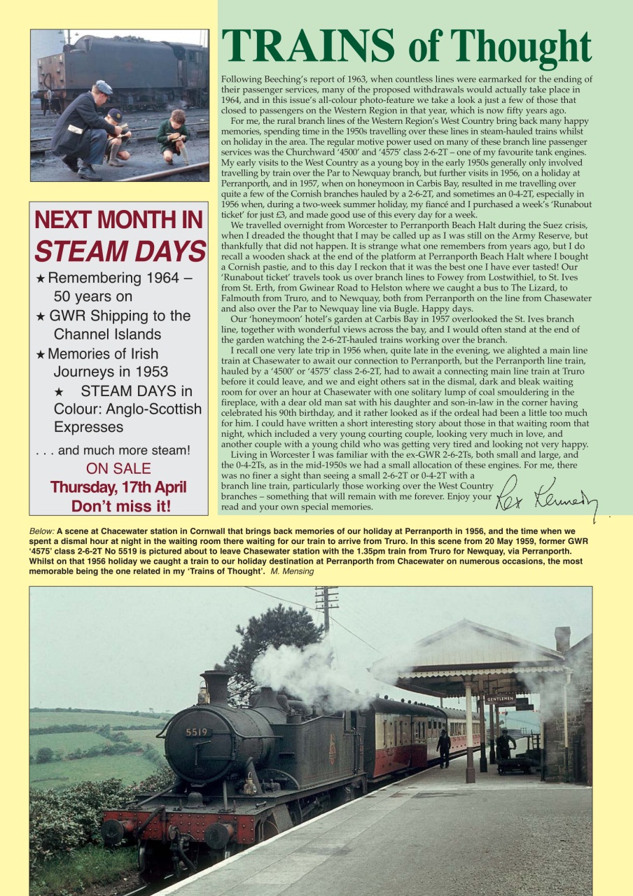 Steam Days Preview Pages