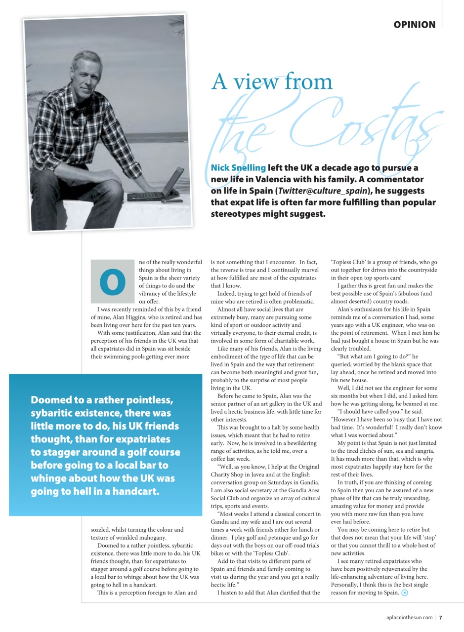 A Place in the Sun Magazine Preview Pages