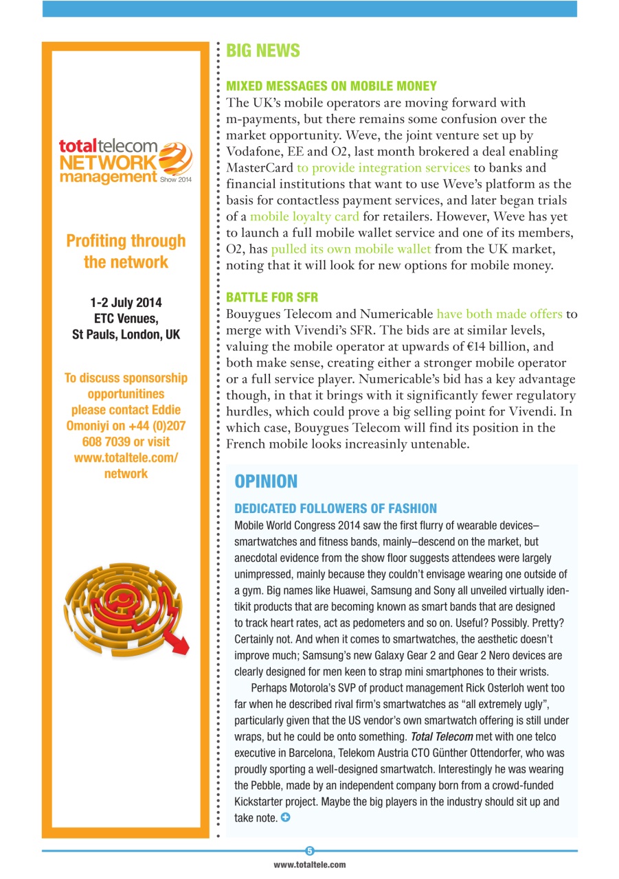 Total Telecom Preview Pages