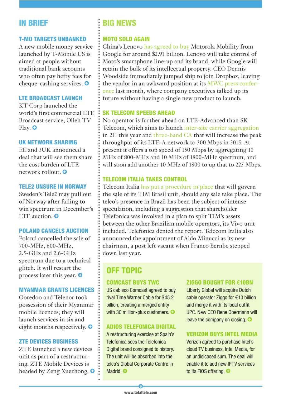 Total Telecom Preview Pages