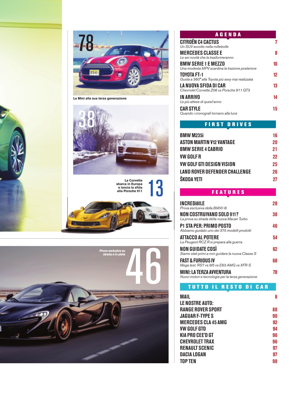 CAR magazine Italia Preview Pages