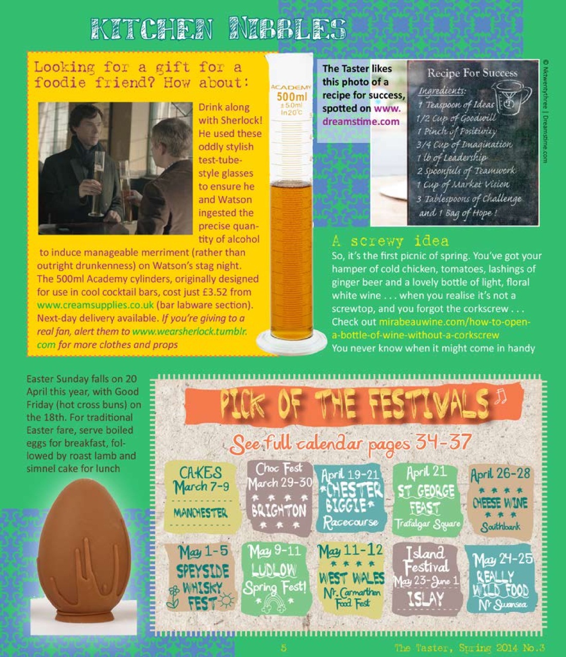 The Taster Magazine Preview Pages