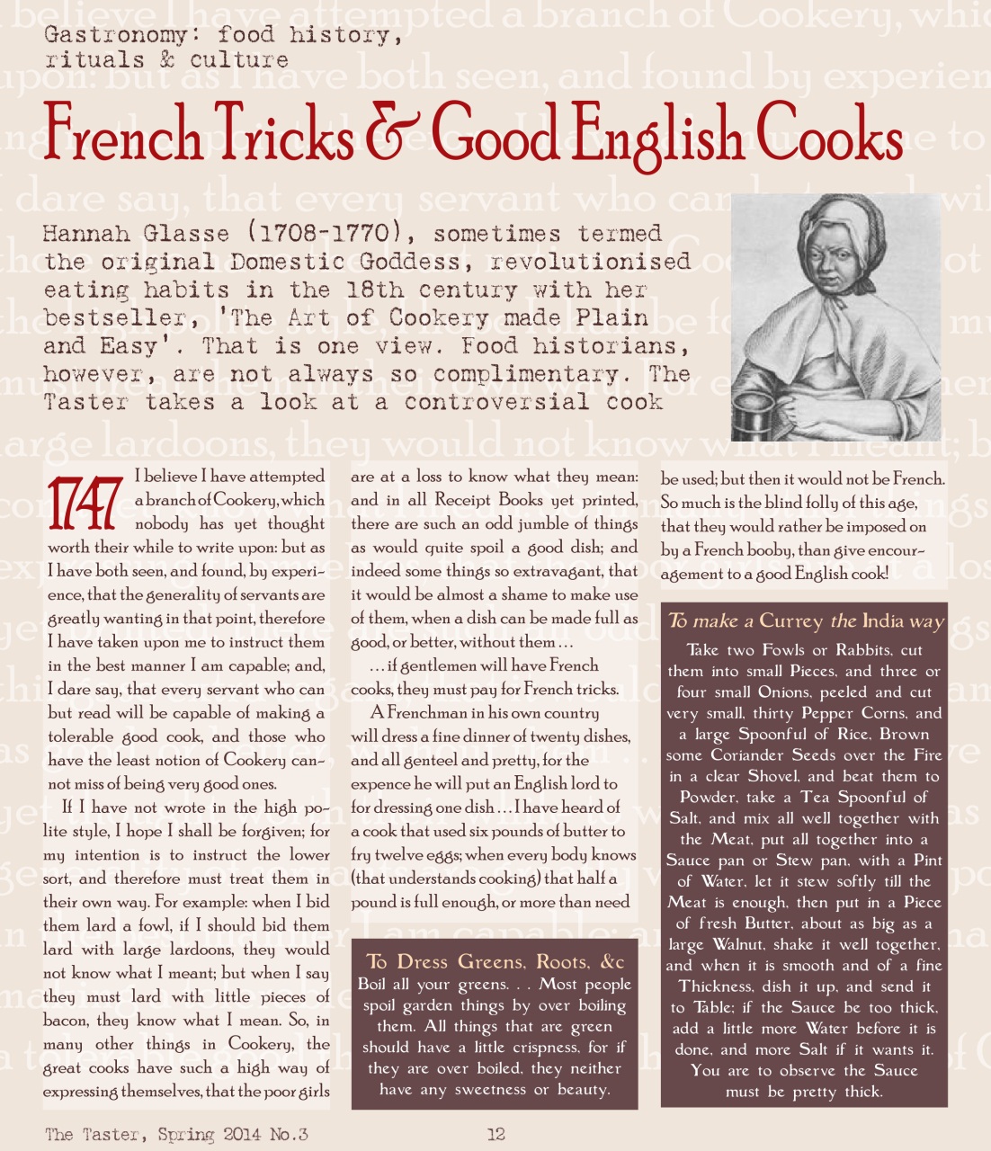 The Taster Magazine Preview Pages