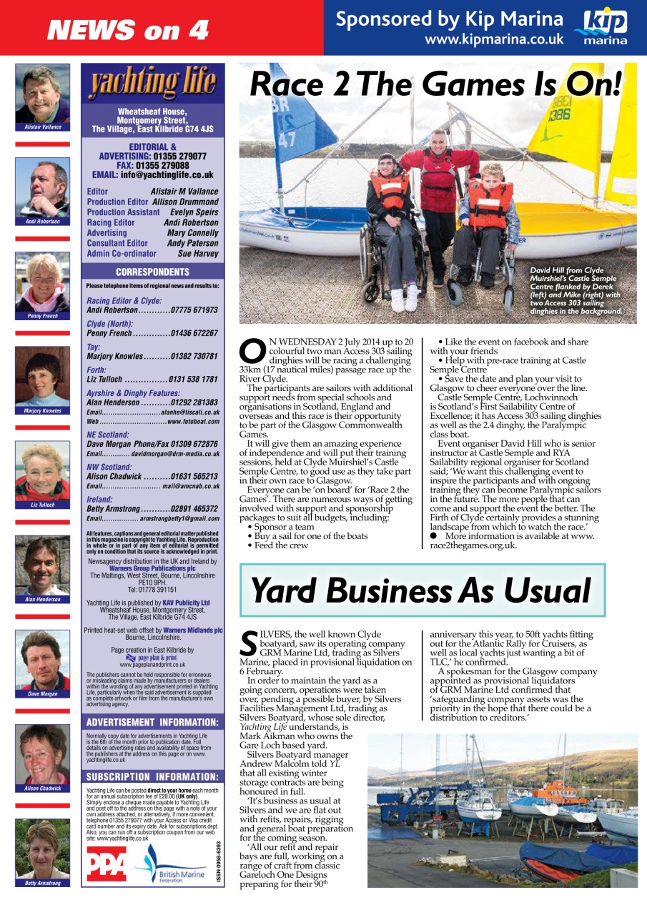 Yachting Life Preview Pages