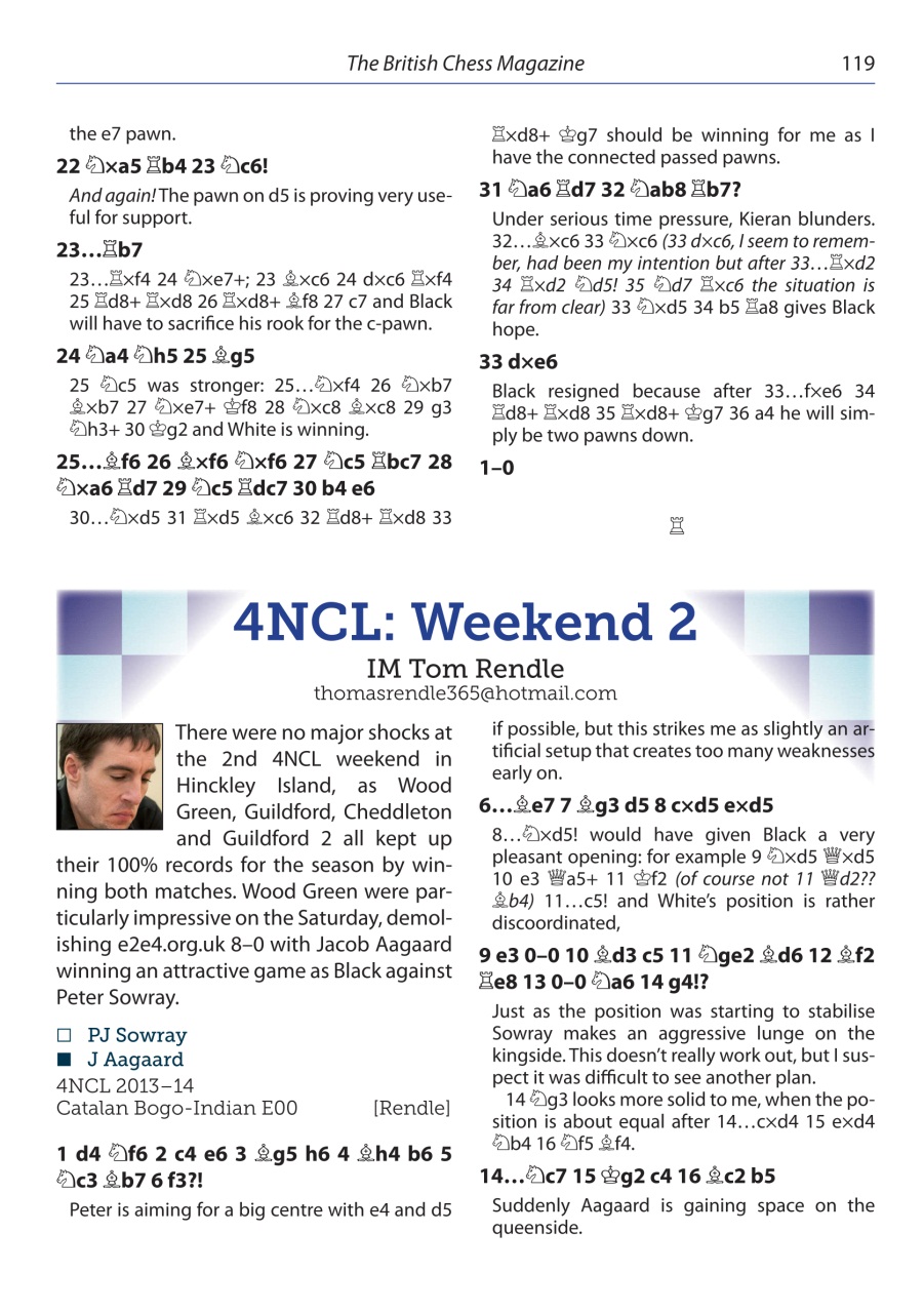 British Chess Magazine Preview Pages