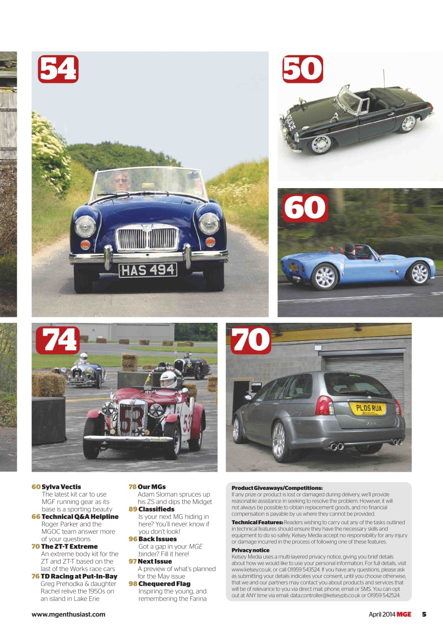 MG Enthusiast Preview Pages