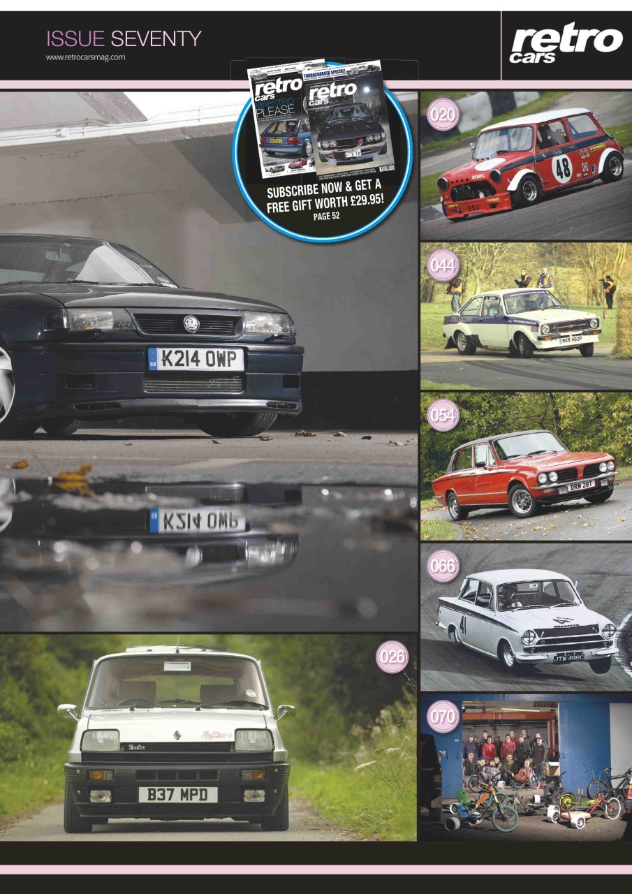Retro Cars Preview Pages