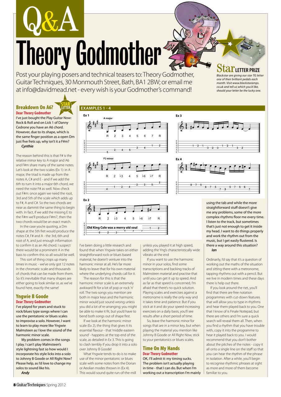 Guitar Techniques Preview Pages
